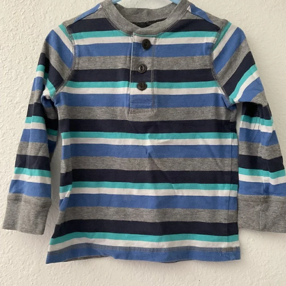 OSHKOSH B'GOSH  LONG SLEEVE STRIPED SHIRT